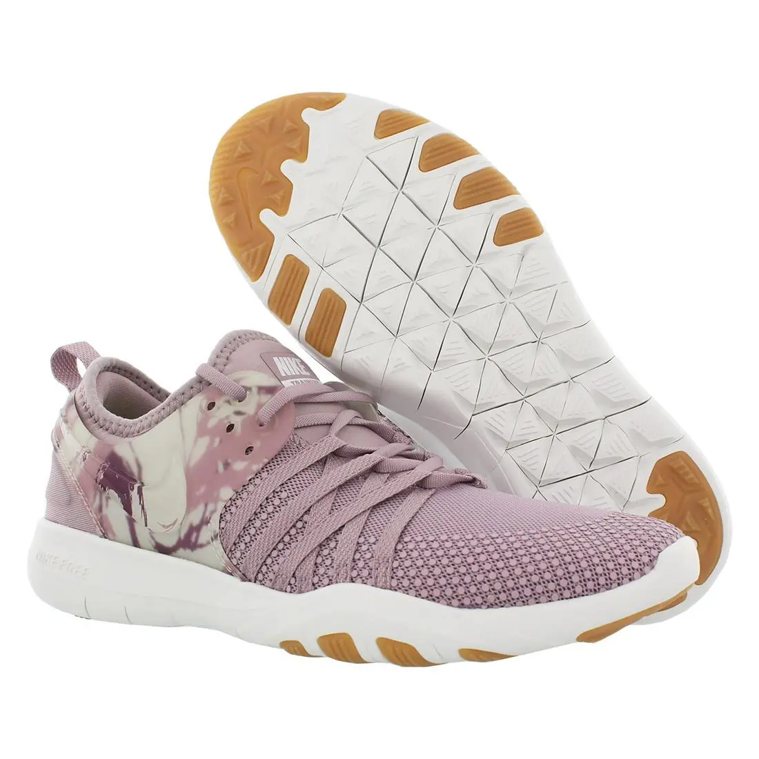 Nike Free TR 7 Womens Shoes Size 5 Color: Plum Fog/summit White - Purple, Main: Pink