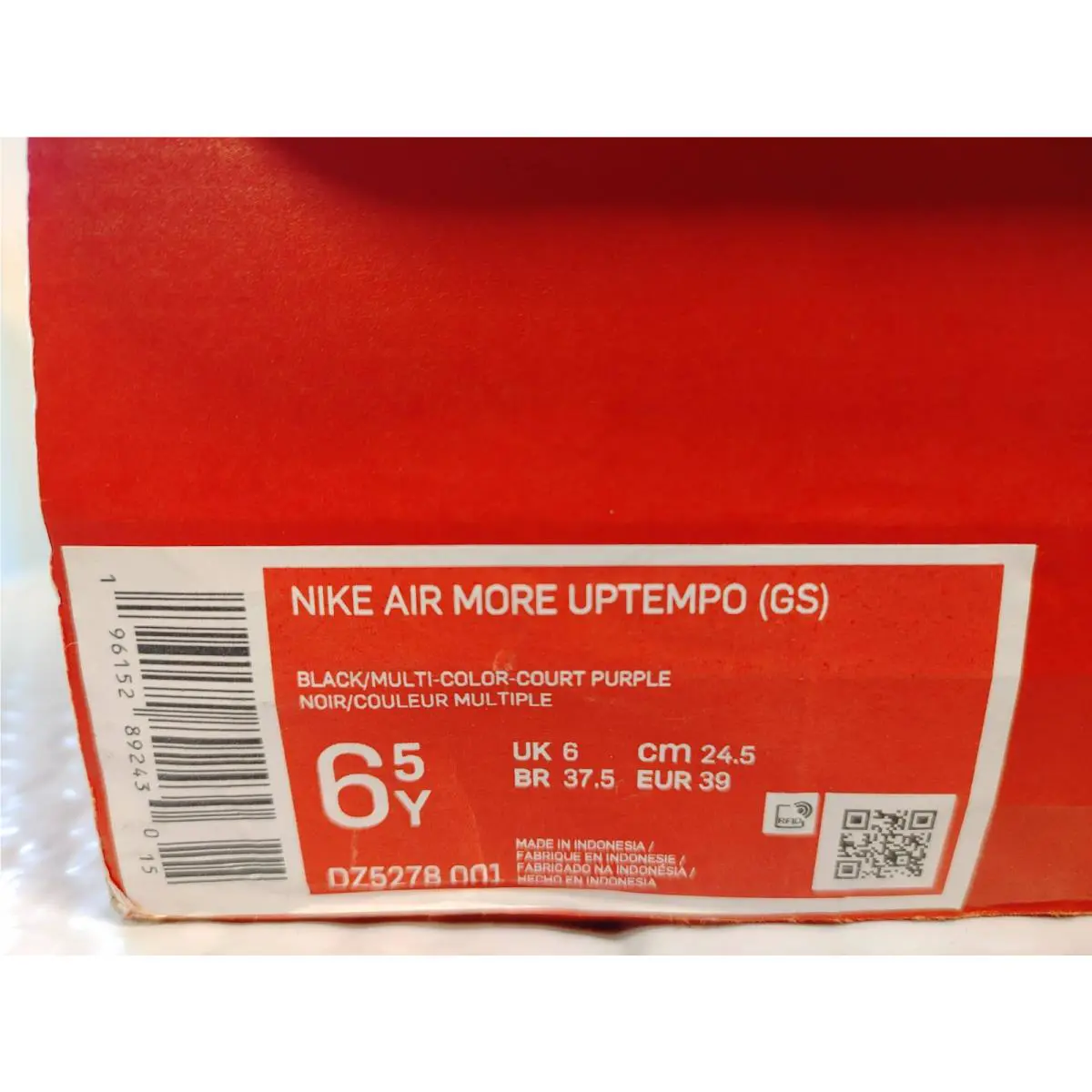 Nike shoes - Nike Air More Uptempo `96 - DZ5278-001 - Black Pink Purple (UPC: 196152892430) 10