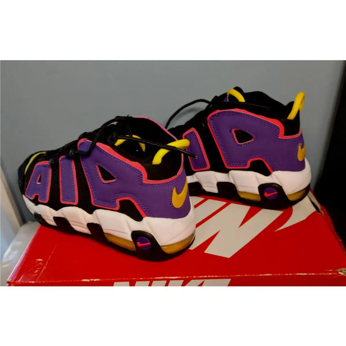 Nike shoes - Nike Air More Uptempo `96 - DZ5278-001 - Black Pink Purple (UPC: 196152892430) 1