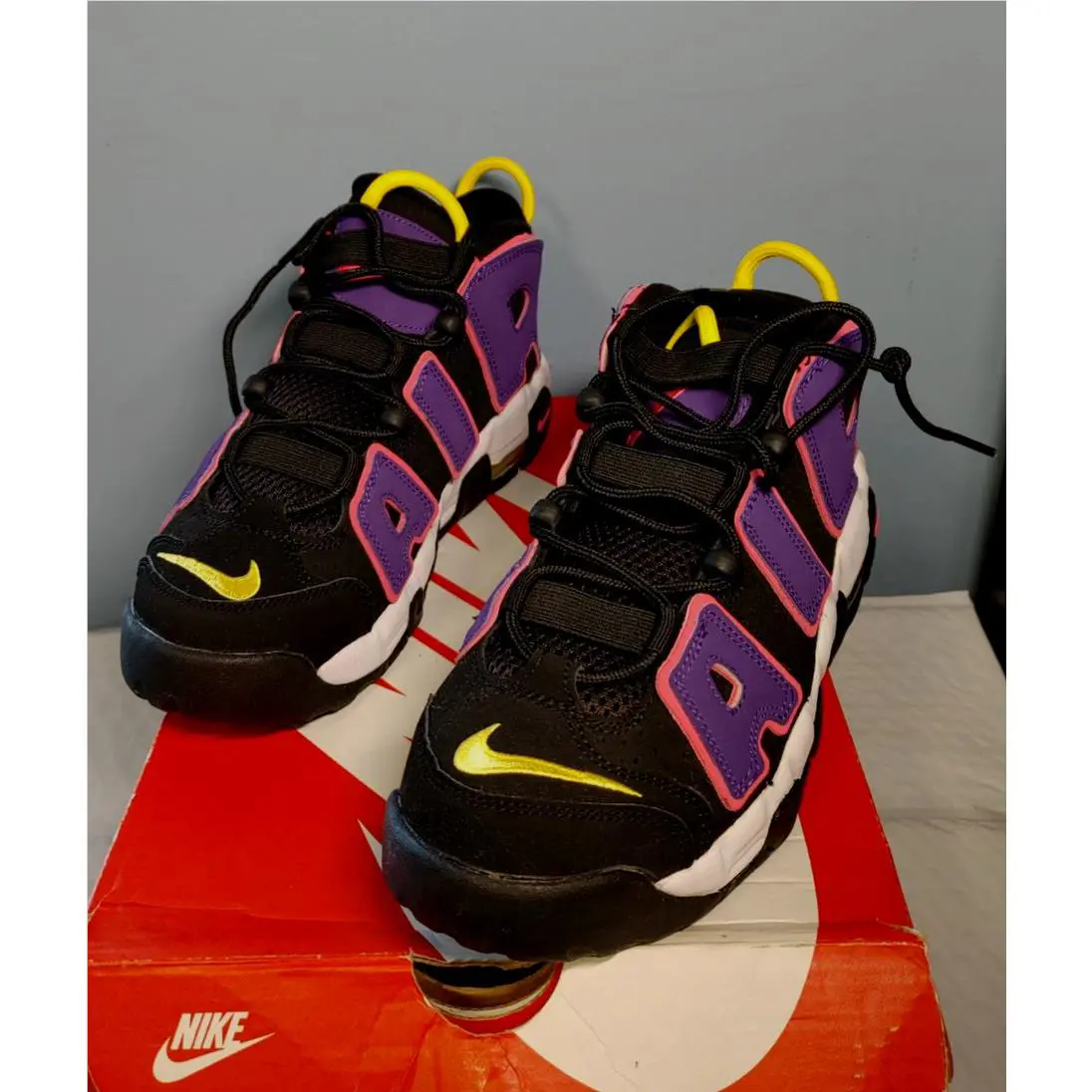 Nike shoes - Nike Air More Uptempo `96 - DZ5278-001 - Black Pink Purple (UPC: 196152892430) 5