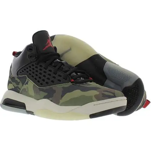Nike shoes - Medium Olive/Gym Red-black (UPC: 193658227551) 2