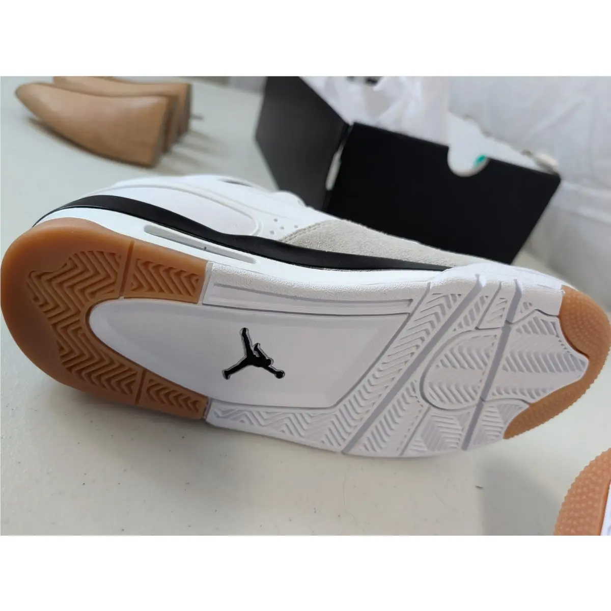 Nike shoes - Air Jordan 4 RM - Air - FQ7939-110 - White, Black, Grey, Gum 6