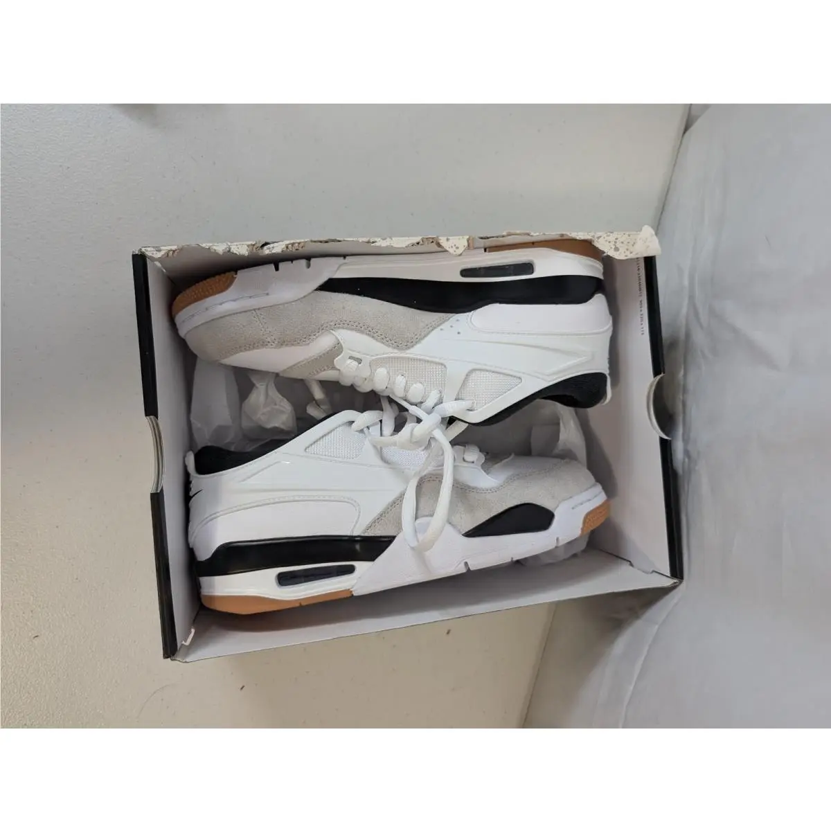 Nike shoes - Air Jordan 4 RM - Air - FQ7939-110 - White, Black, Grey, Gum 12