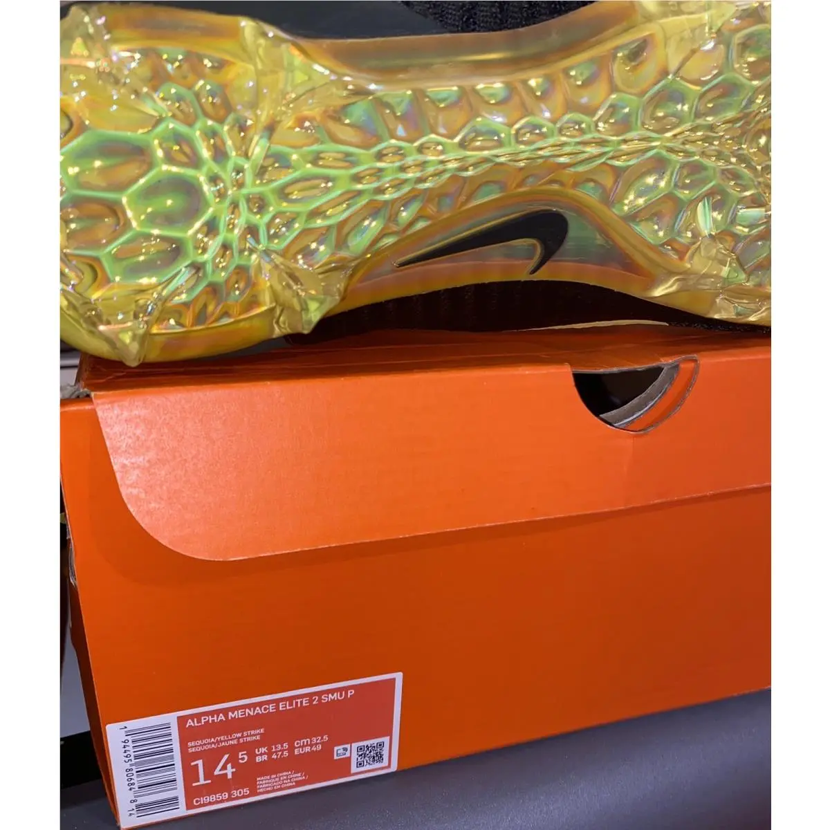 Nike shoes - Nike Alpha Menace - Alpha Menace - CI9859 - Yellow Strike & Sequoia 8