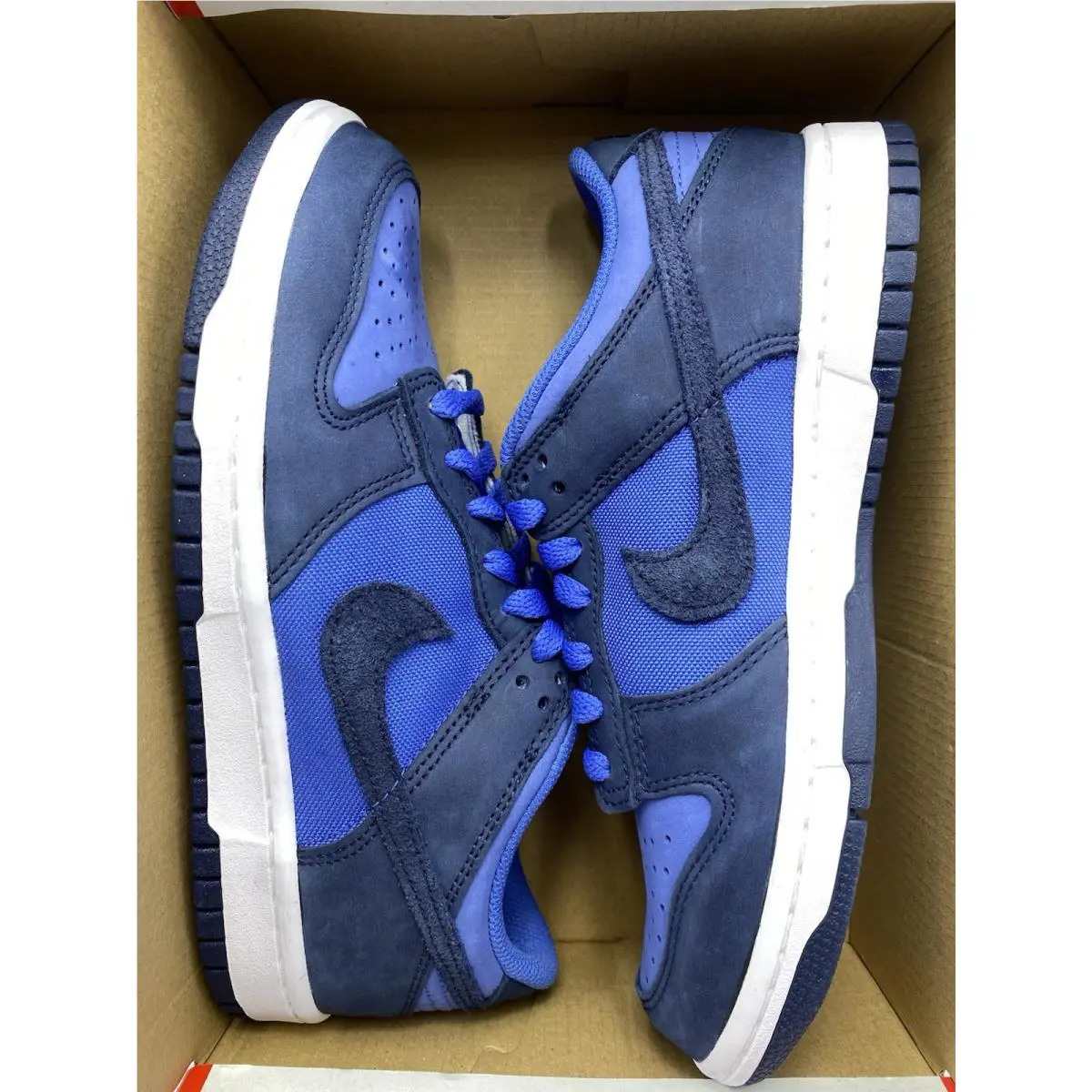 Nike shoes - Nike Dunk Low - Dunk Low - HQ9293 400 - Comet Blue/Midnight Navy-White (UPC: 198484271464) 5