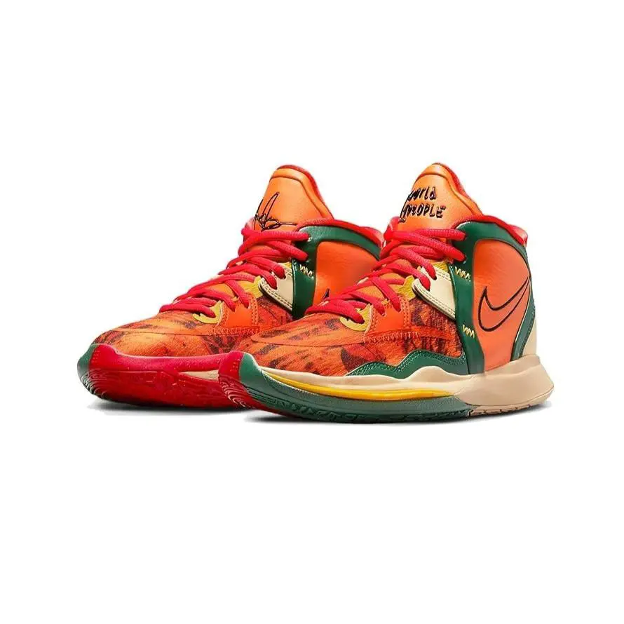 Nike shoes - Nike Kyrie Infinity - Kyrie Infinity - Safety Orange/Black/Safety Orange/Gorge Green/Sesame/Black 4