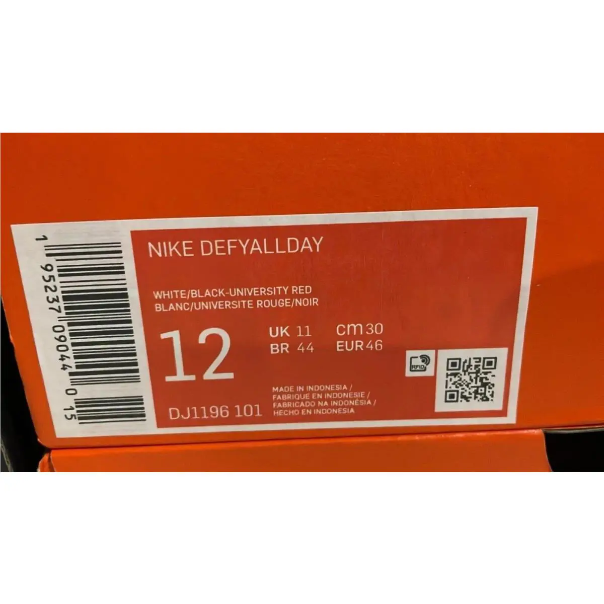 Nike shoes - NIKE DEFYALLDAY - DEFYALLDAY - DJ1196 101 - White/Black-University Red (UPC: 195237090440) 7