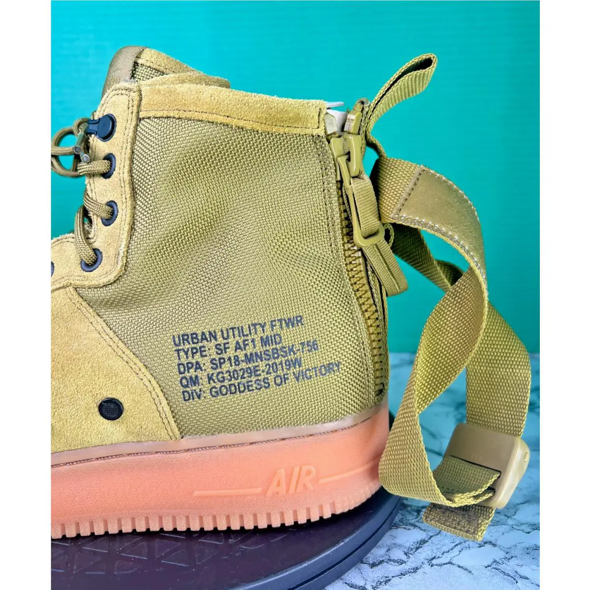 Nike shoes - Nike Air Force 1 - Air Force - 917753-301 - Desert Moss 7