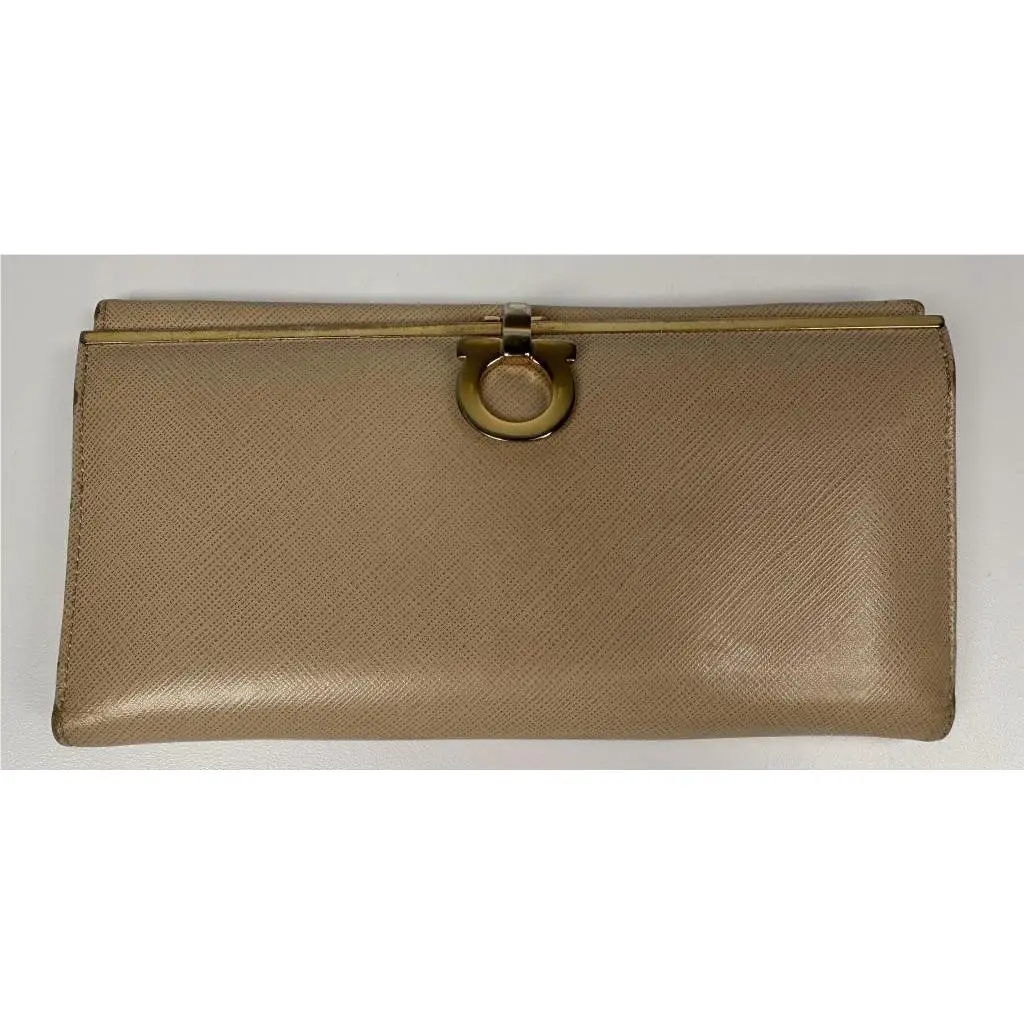 Vintage Salvatore Ferragamo Wallet Brown