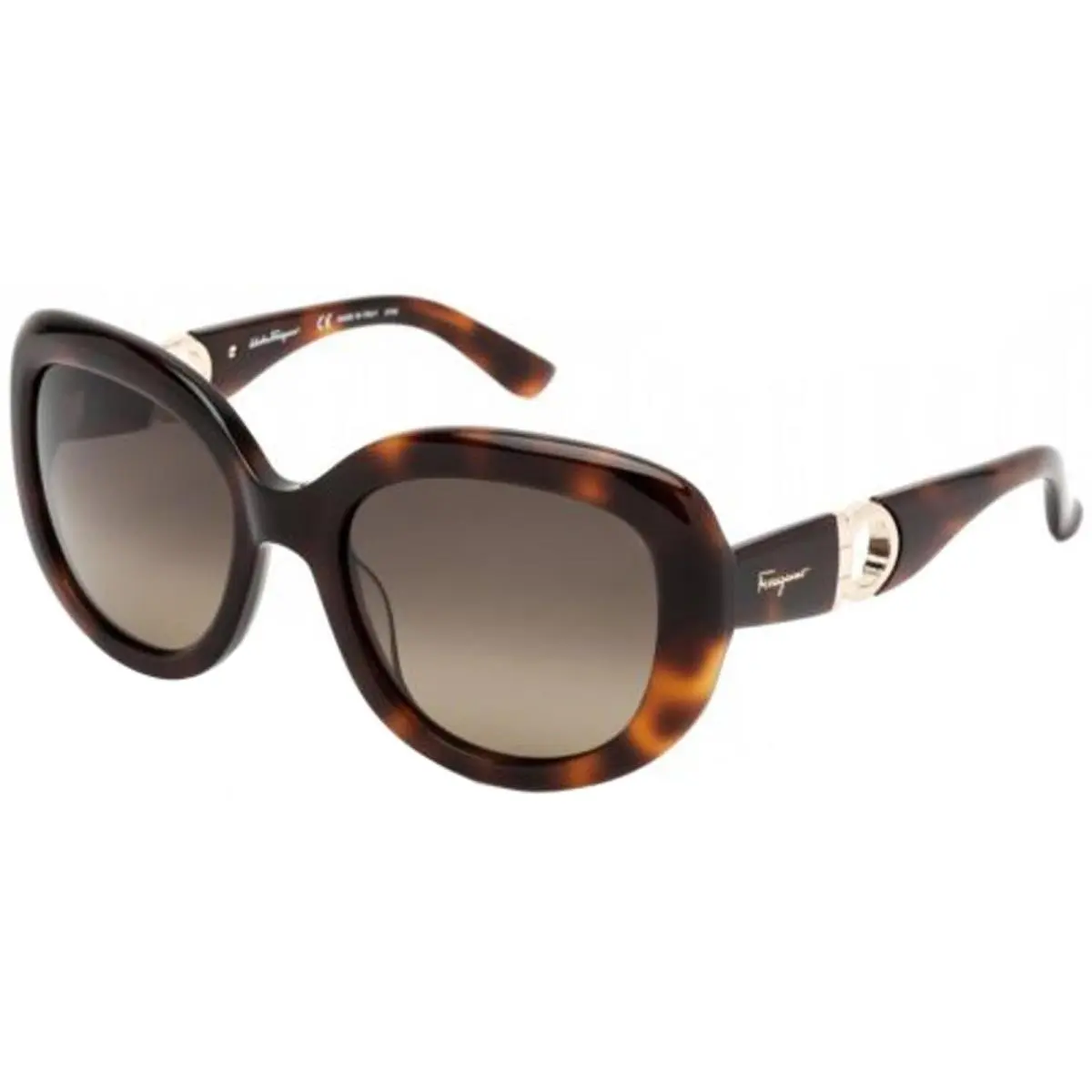 Salvatore Ferragamo Women`s Sunglasses Tortoise Cat Eye Shape Frame SF727S 214