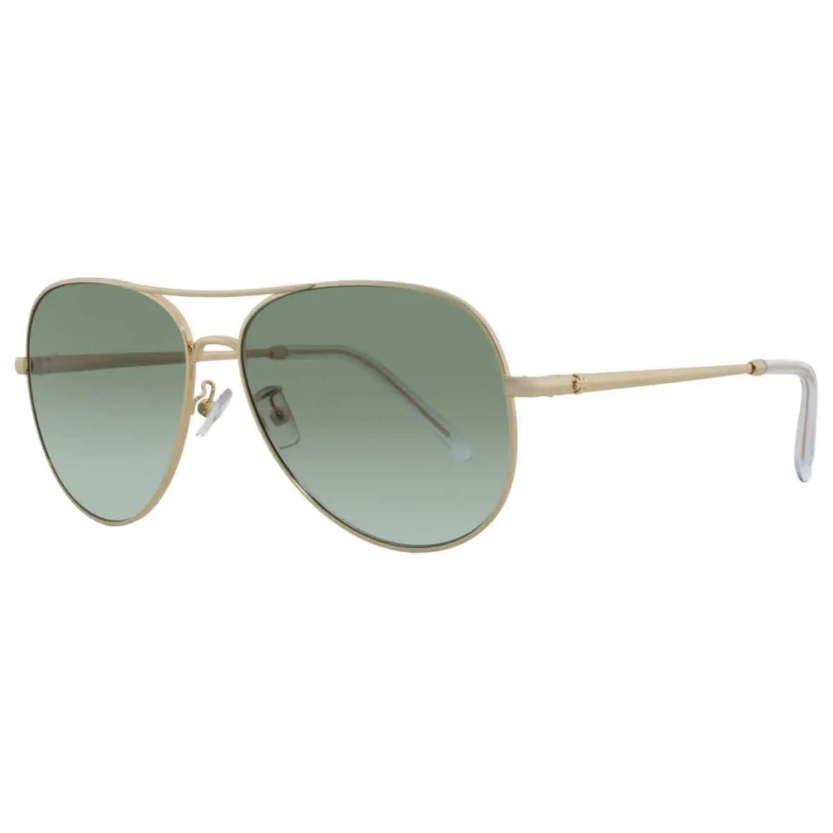 Tory Burch Green Gradient Pilot Ladies Sunglasses TY6114 33438E 60