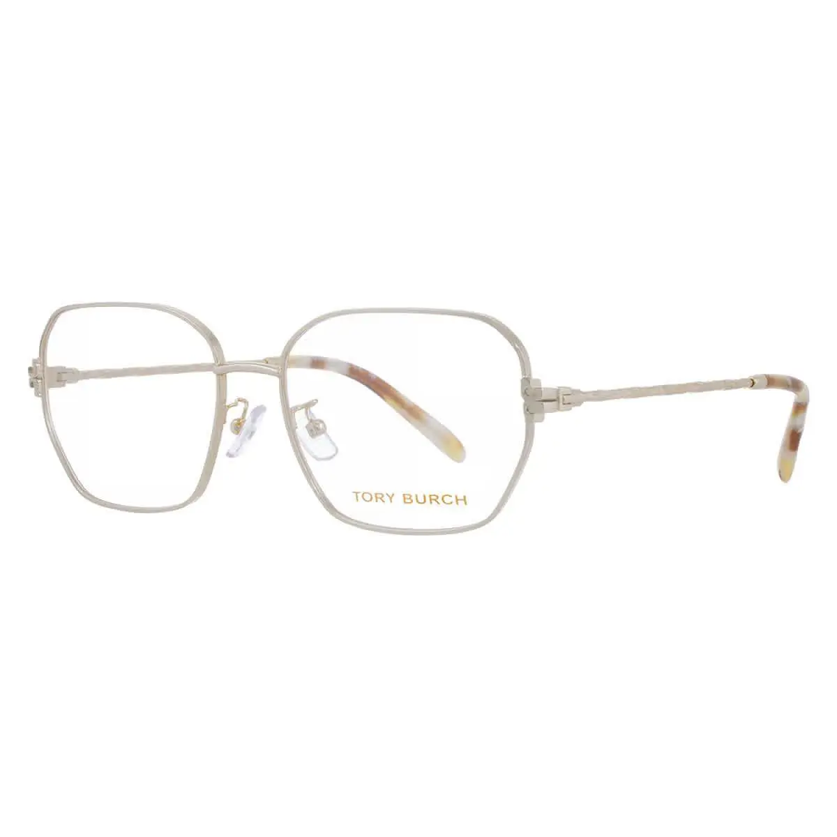 Tory Burch Demo Irregular Ladies Eyeglasses TY1087 3343 53 TY1087 3343 53