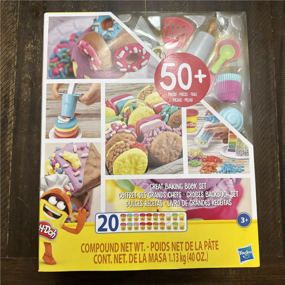 Play-doh Kitchen Creations Great Baking Book Set 50+ Pcs Toys Playset