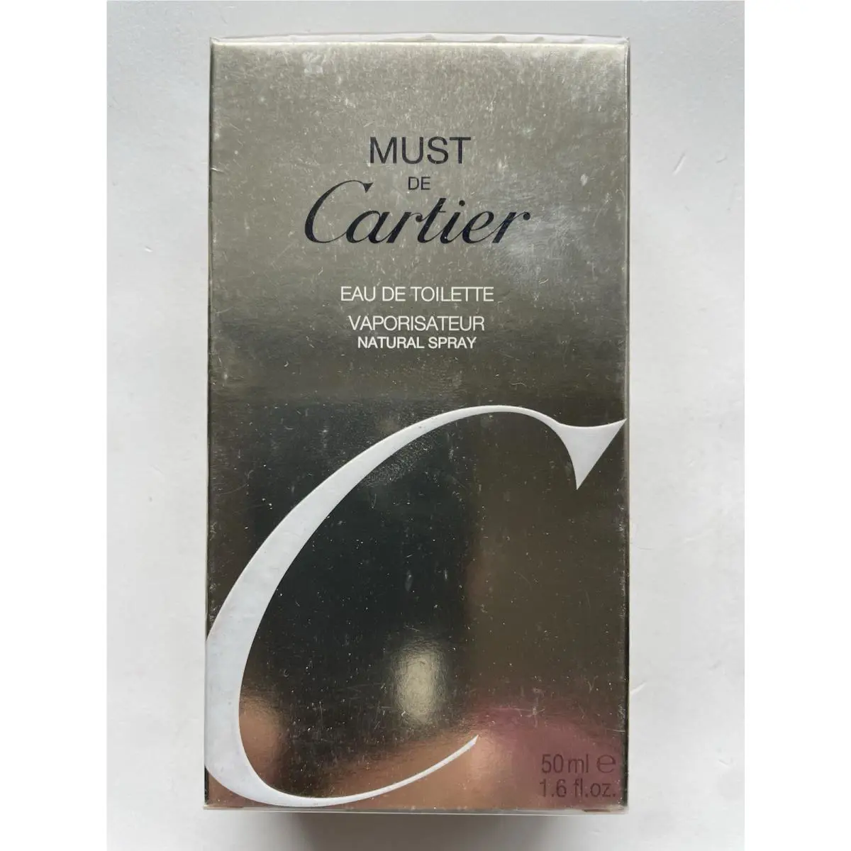 Vintage Cartier Must De Cartier Gold 1.6oz 50ml Eau de Toilette
