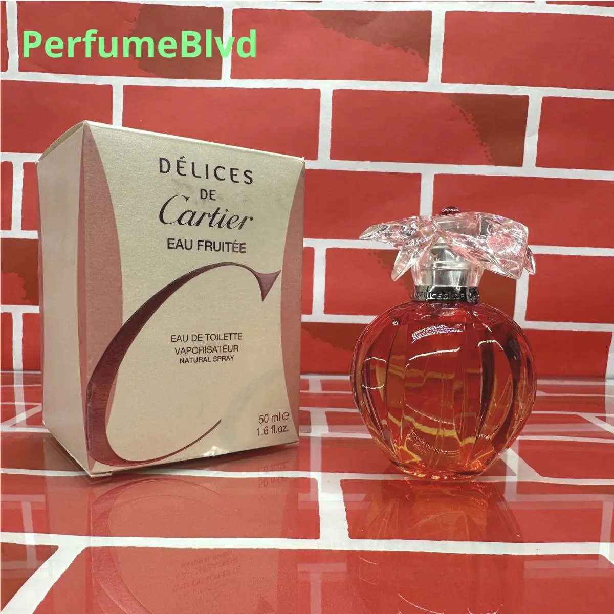Delices DE Cartier Eau Fruitee 1.6FL.OZ 50 ML Eau DE Toilette Spray Women