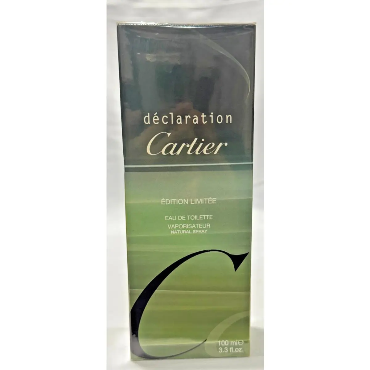 Cartier Declaration Edition Limitee Green Edt 100ml 3.4oz Men