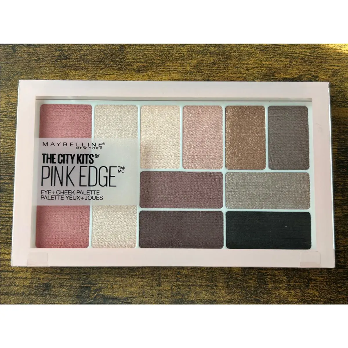 Maybelline The City Kit Pink Edge Palette w/8 Eyeshadows 1 Blush 1 Highlighter