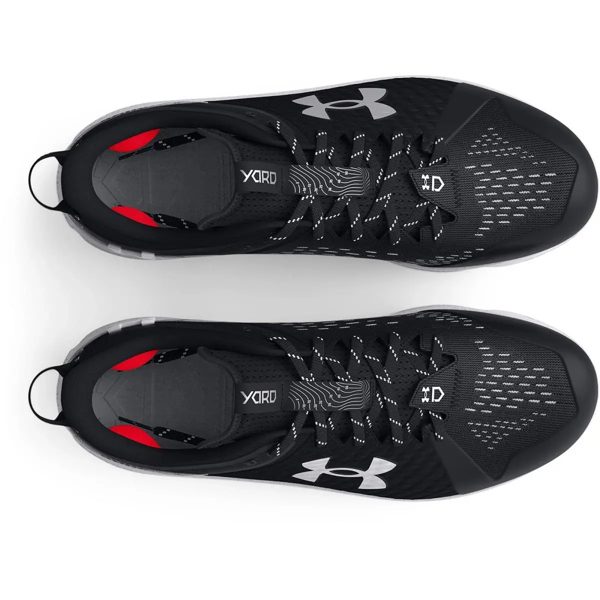 Under Armour shoes - Black/Black/White 2