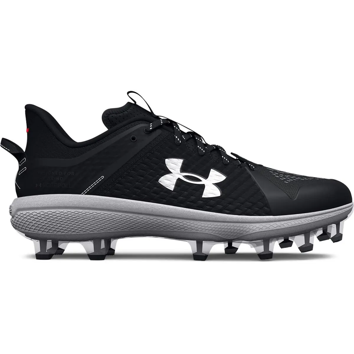 Under Armour shoes - Black/Black/White 4