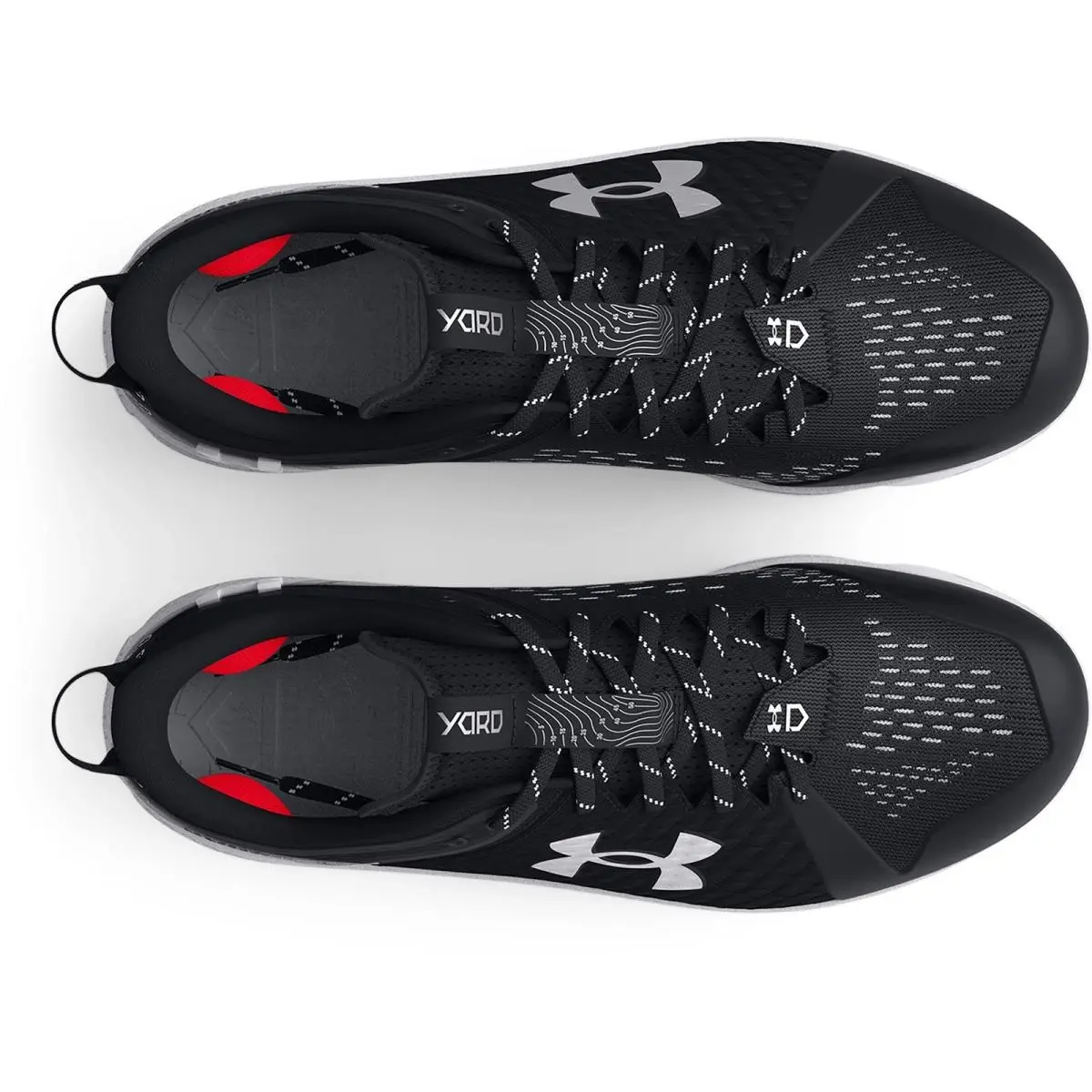 Under Armour shoes - Black/Black/White 7