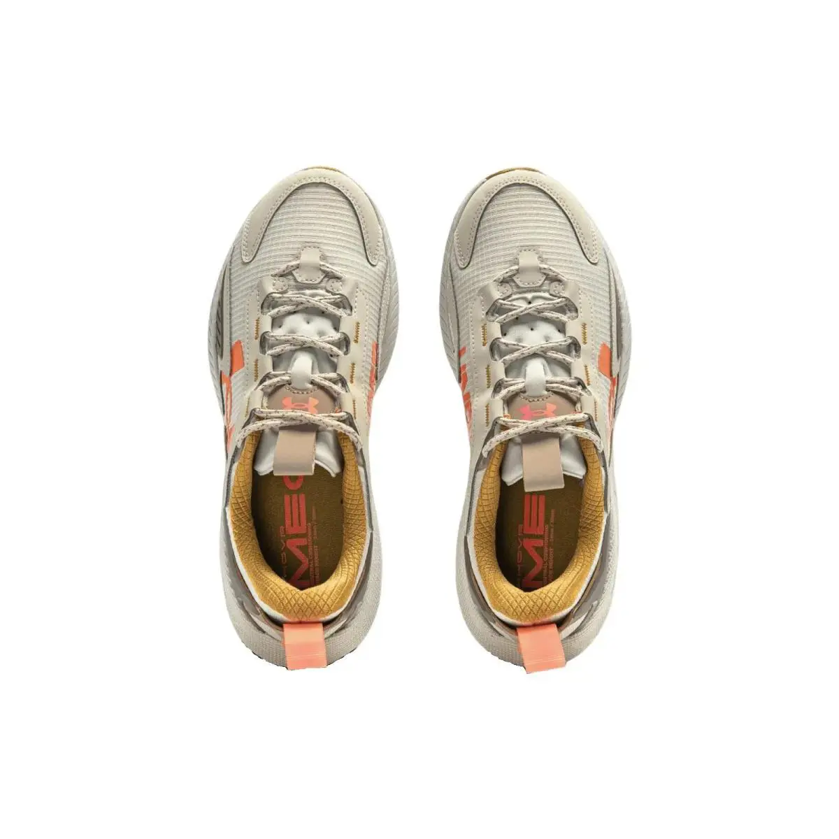 Under Armour shoes - Under Armour HOVR Mega 2 MVMNT - 3026629-102 - Grey/Grey/Orange 0