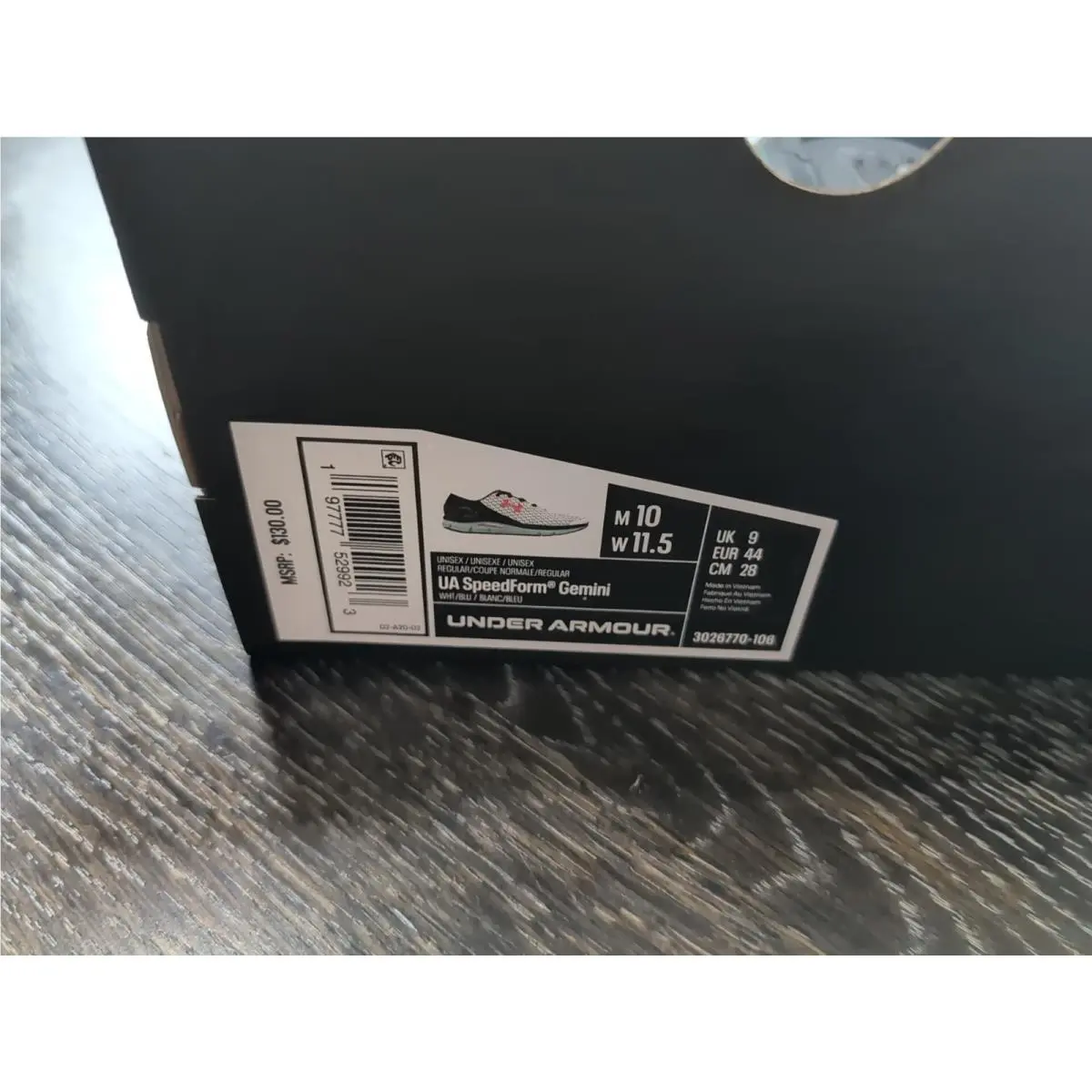 Under Armour shoes - Under Armour Speedform Gemini - Speedform Gemini - 3026770-106 - White Enamel Blue Beta 3