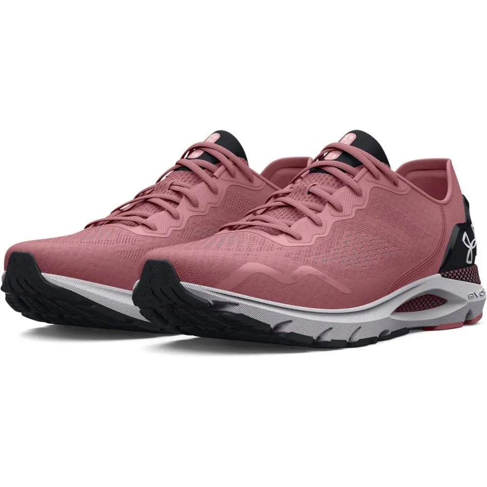 Under Armour 3026128 Women`s UA Hovr Sonic 6 Running Shoes Pink Elixir Size 11 - Pink