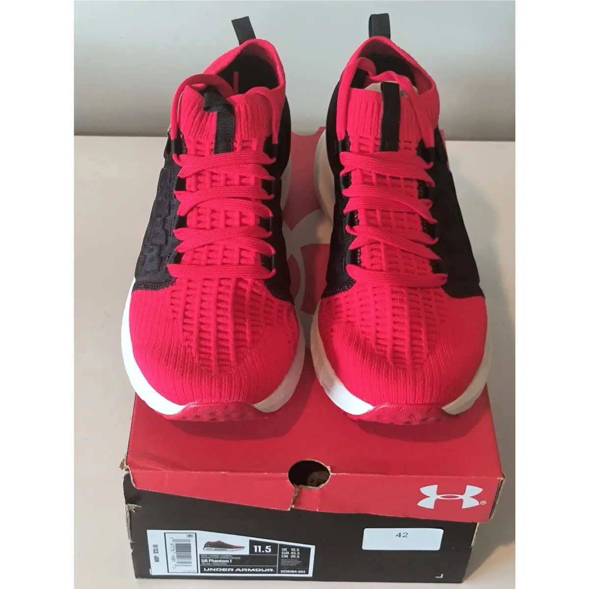 Under Armour shoes - Under Armour Phantom 1 - Phantom - 3028384-603 - Red 0