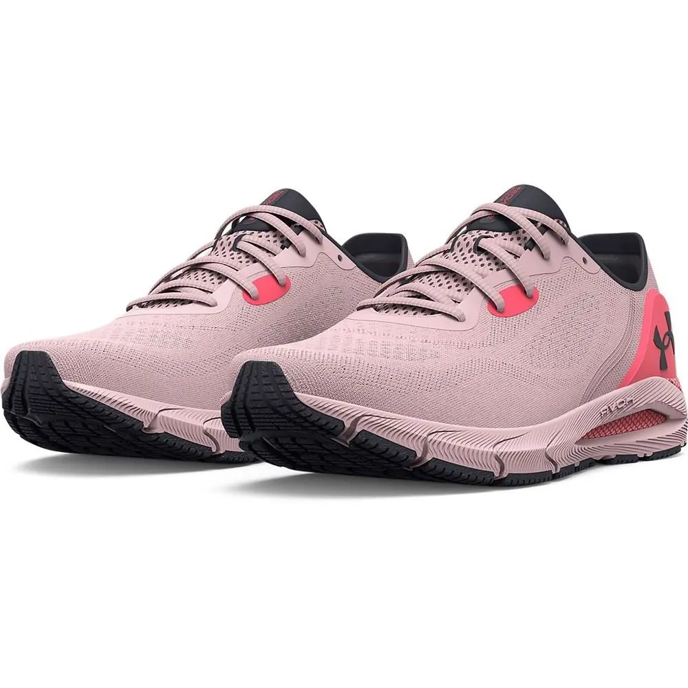 Under Armour 3024906 Women`s UA Hovr Sonic 5 Running Shoes Retro Pink Size 7