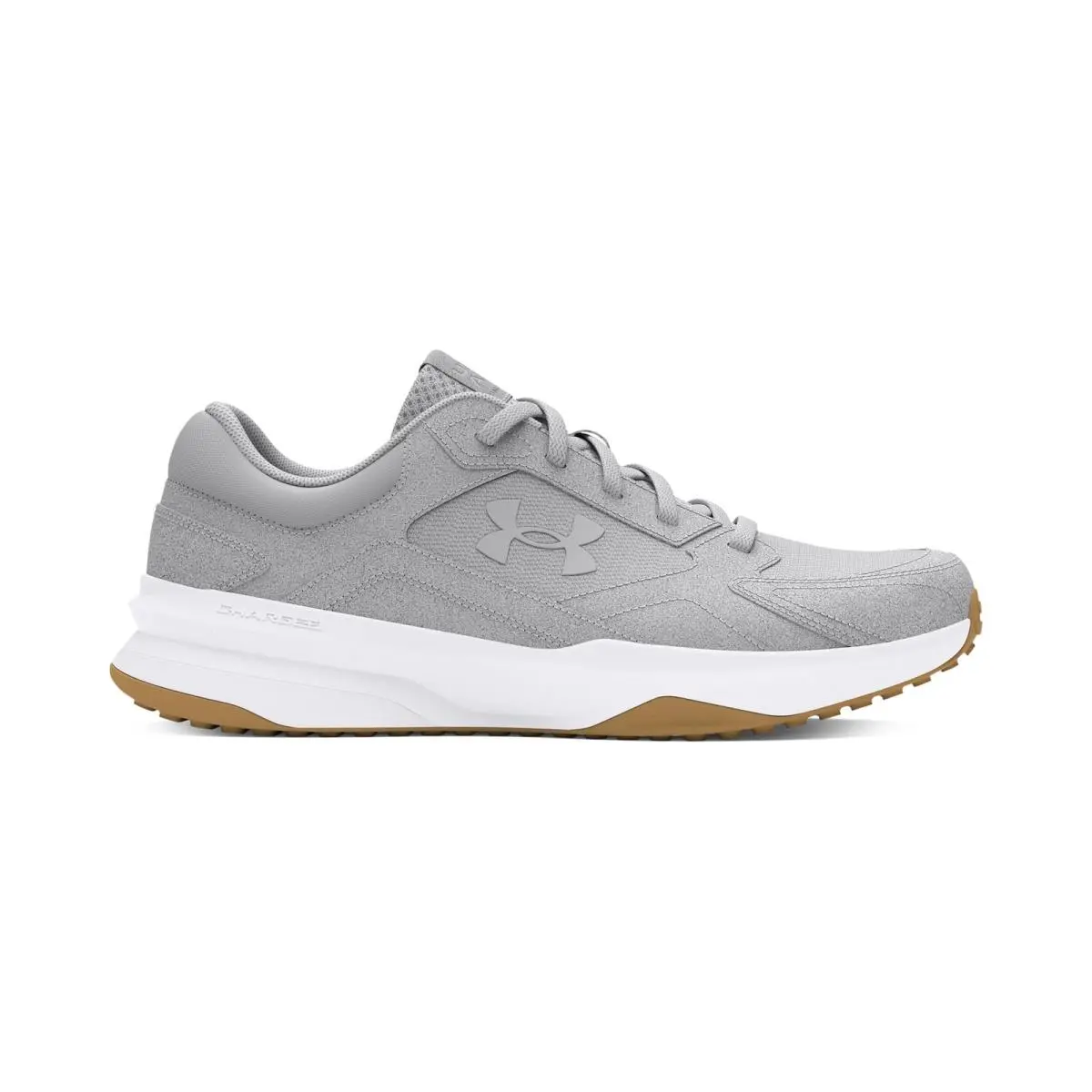 Under Armour Women`s Charged Edge Suede Halo Gray/white/halo Gray 10 US