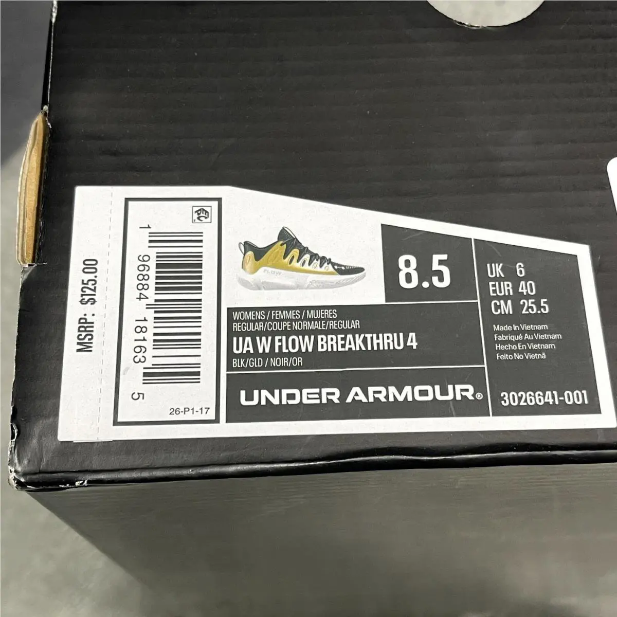 Under Armour shoes - Breakthru 4 - Breakthru - 3026641-001 - Gold 6