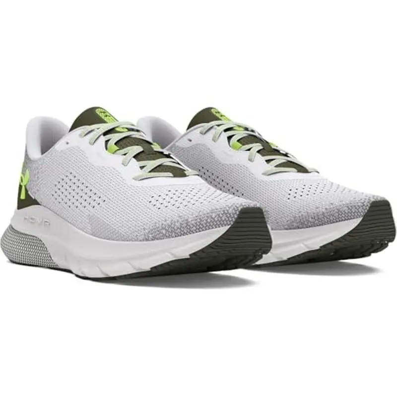 Under Armour Men`s Hovr Turbulence 2 Running Shoes White/green Size 10 - White