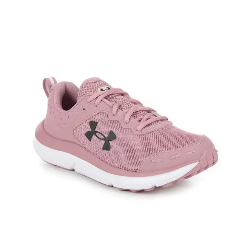 Under Armour Womens UA Charged Assert 10 Shoes Size 9.5 Pink White - Pink