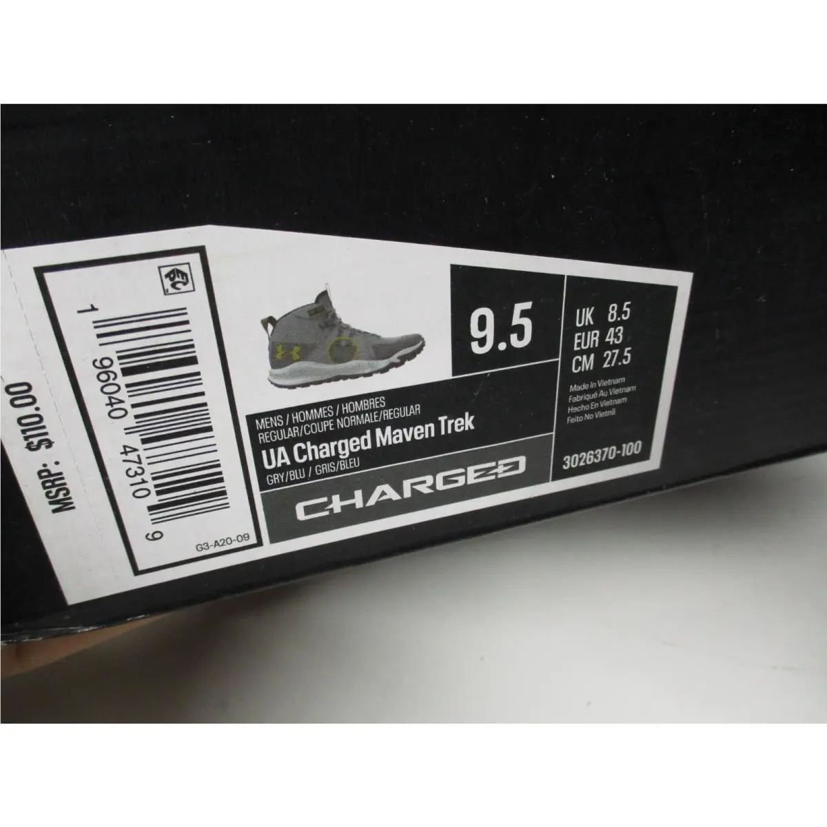 Under Armour shoes - Charged Maven Trek - Charged Maven Trek - Gray 8