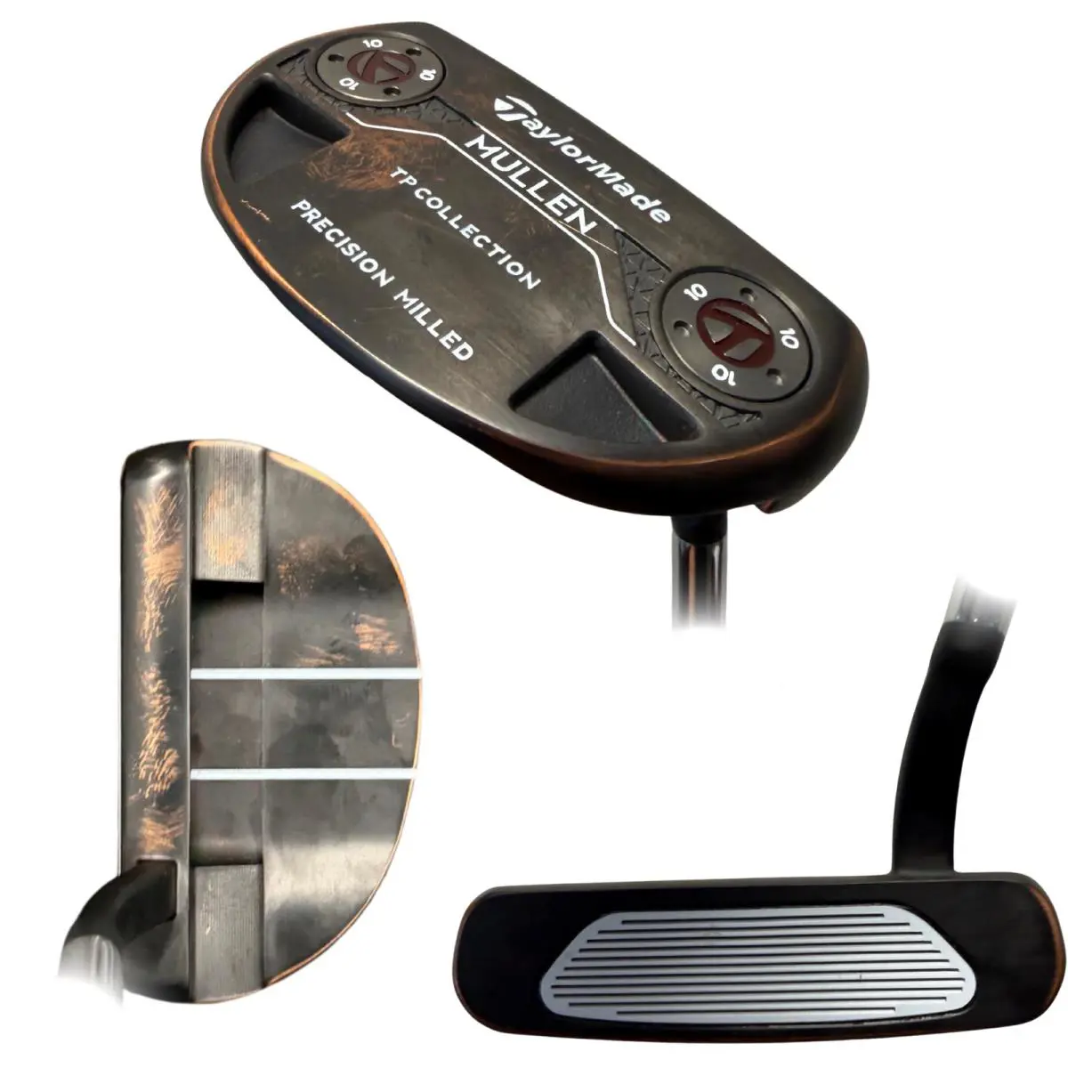 Taylormade Tour Issued Aged Copper Finish Mullen Putter Flow Neck 35
