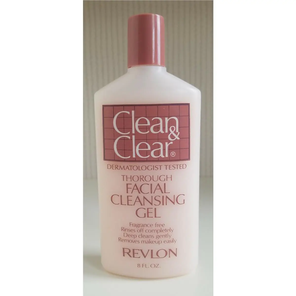 Vintage Rare Revlon Clean and Clear Thorough Facial Cleansing Gel 8 oz