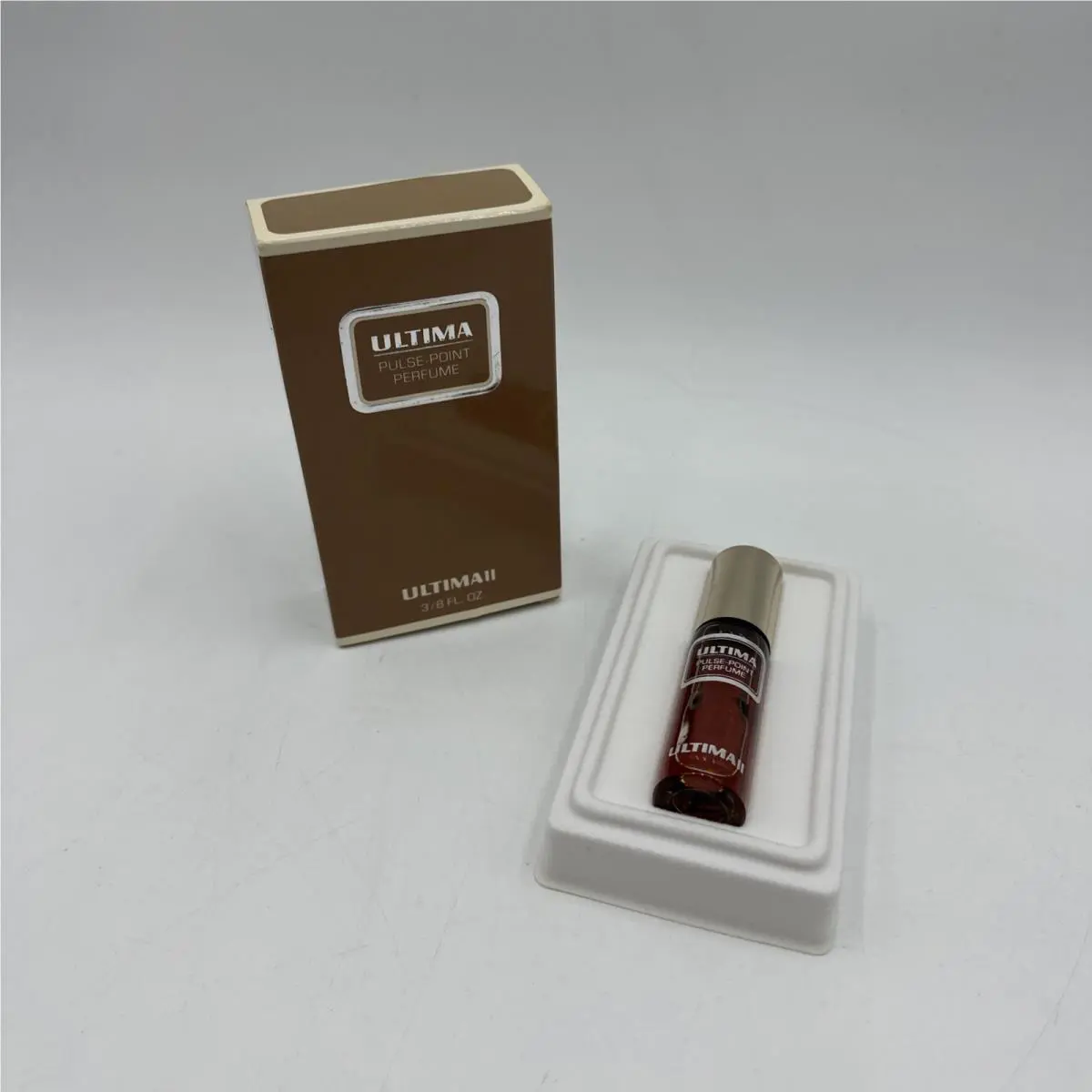 Revlon Vtg 1960s Charles Revson Ultima Pulse Point Perfume 3/8 Oz Ultima II