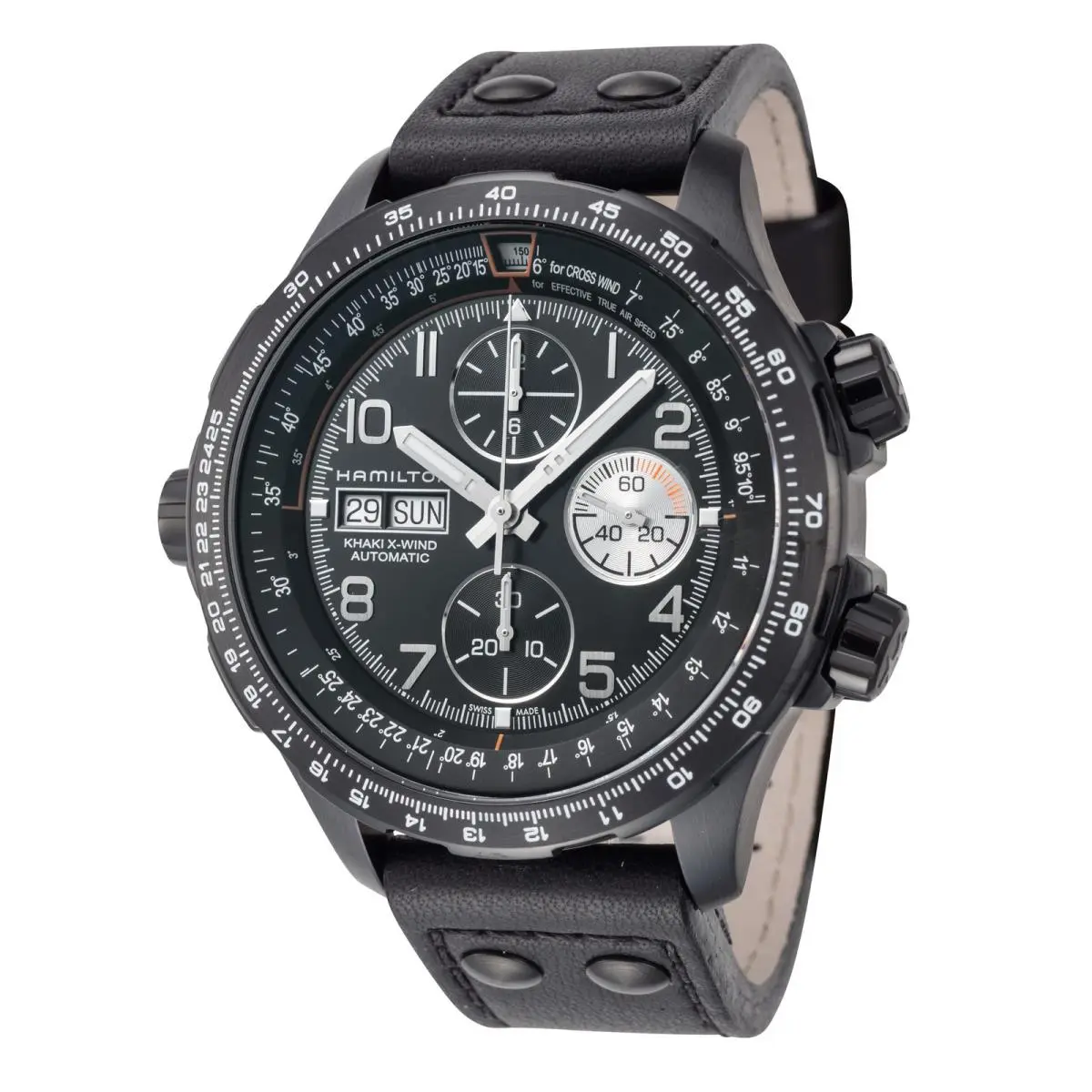 Hamilton Men`s Khaki Aviation 45mm Automatic Chronograph Watch H77736733