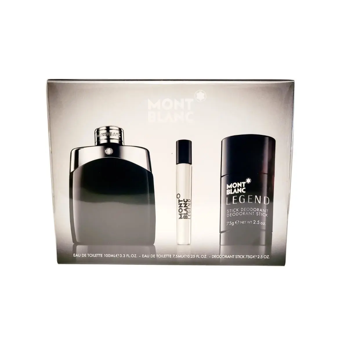 Montblanc Mont Blanc Legend 3PC Gift Set 3.4OZ Edt Spray For Men