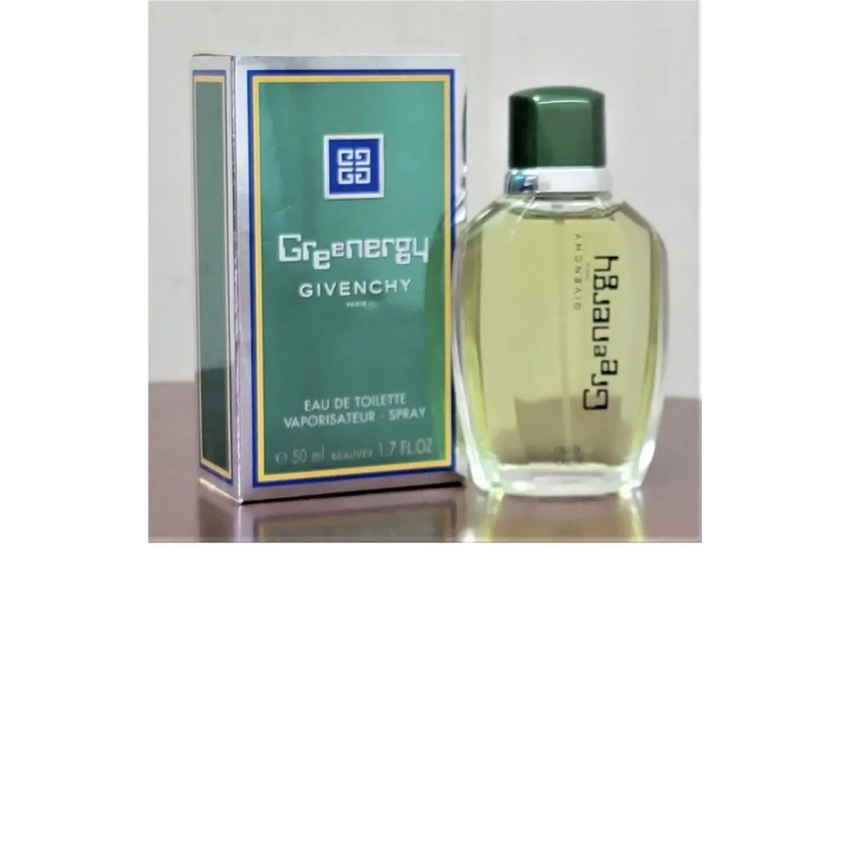 Greenergy by Givenchy 1.7 oz / 50 ml Edt Spy Cologne For Men Homme Vintage Rare