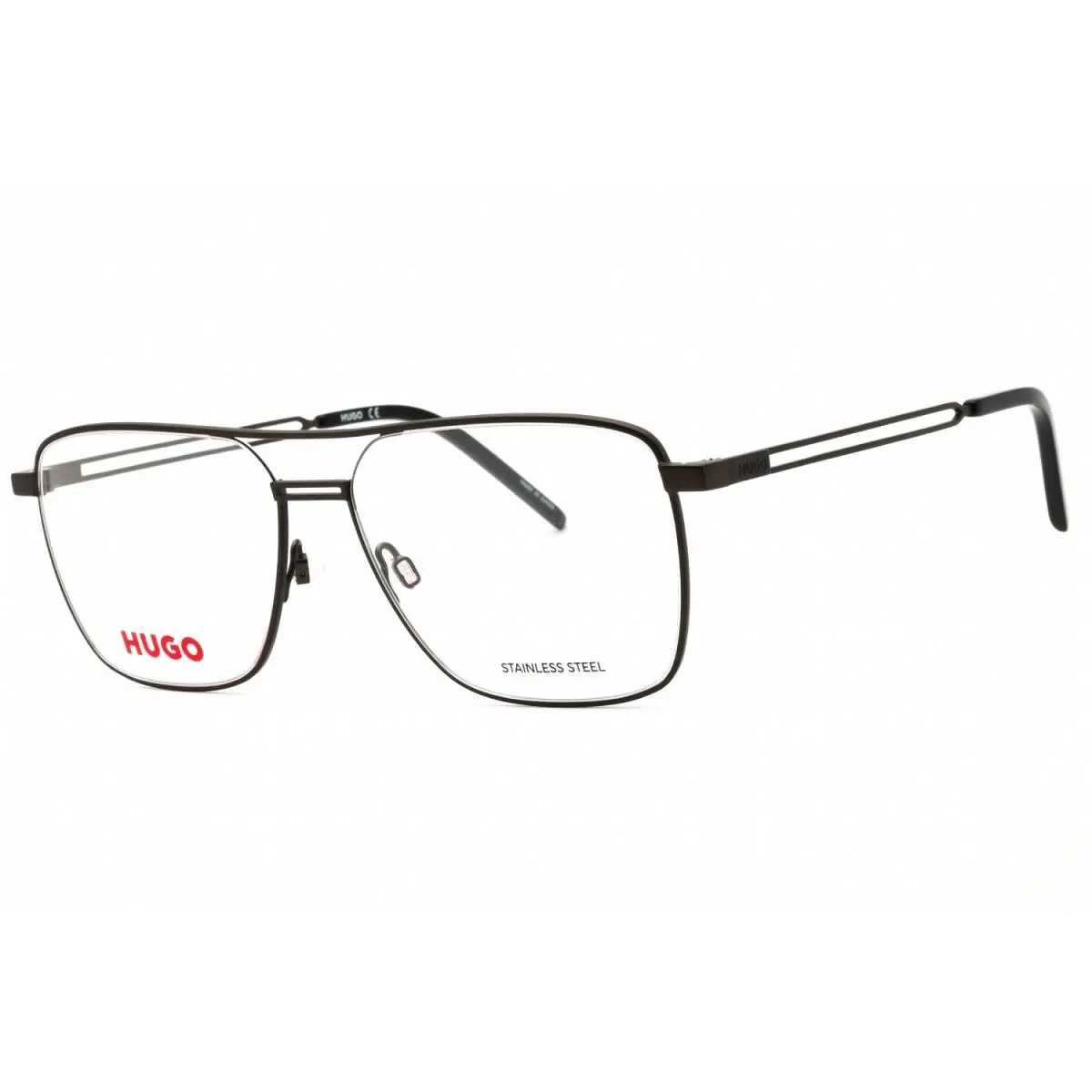 Hugo HG 1145 Svk Eyeglasses Matte Ruthenium Black Frame 56mm