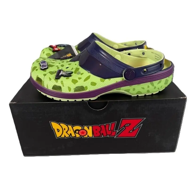 Crocs Dbz Cell Classic Clog Men`s 8 Green Purple Dragon Ball Z 211205-90H