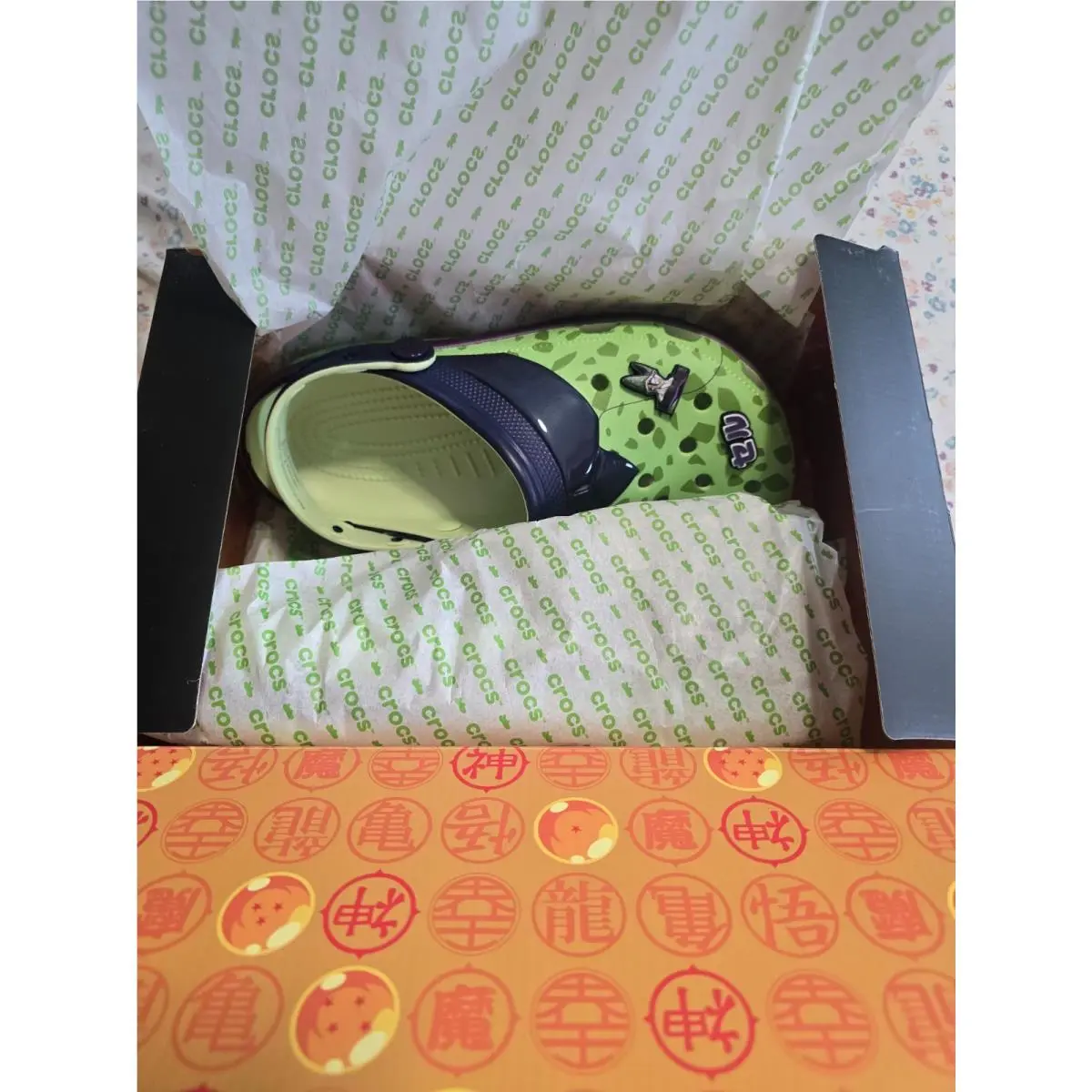 Crocs shoes - DBZ Cell Classic Clog - DBZ Cell Classic Clog - 211205-90H - Green Purple 5