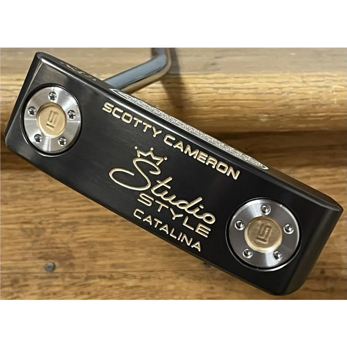 Scotty Cameron  - Studio Style Catalina - SCS - Xtreme Dark Finish - DLC - Gold, Lie Angle: Black 2