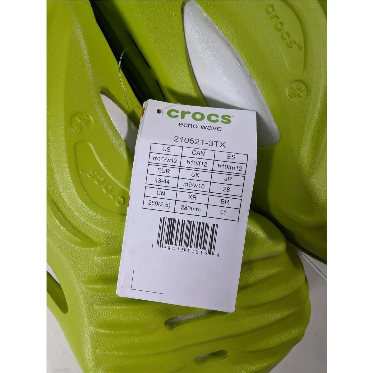 Crocs shoes - Echo Wave - Echo Wave - 210521-3TX - Lime Green 3