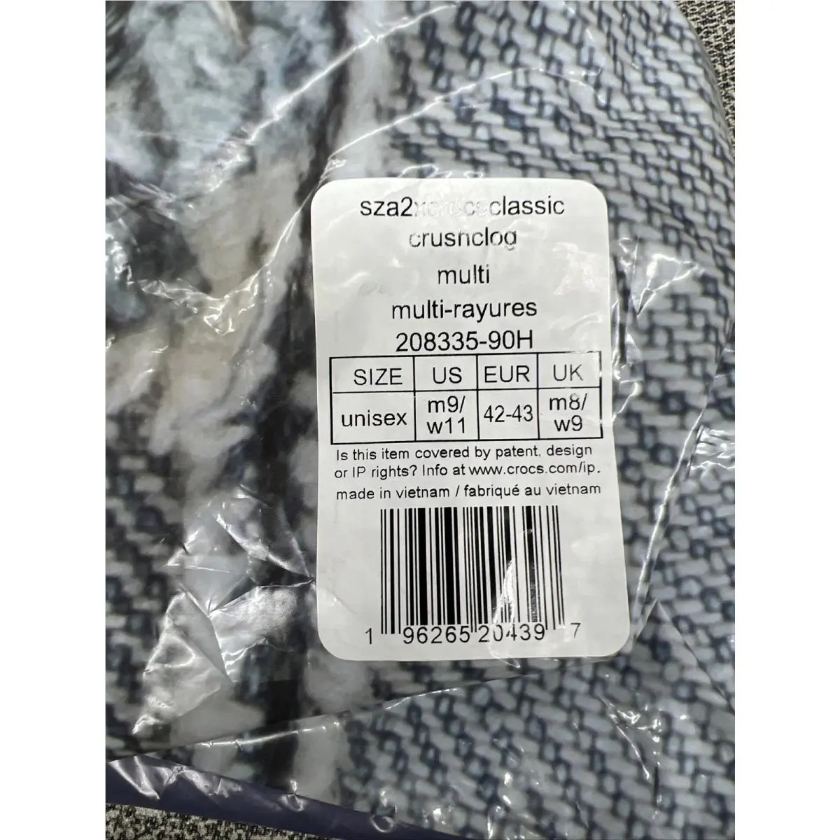 Crocs shoes - Crocs Classic - Classic - Denim (UPC: 0196265204397) 2