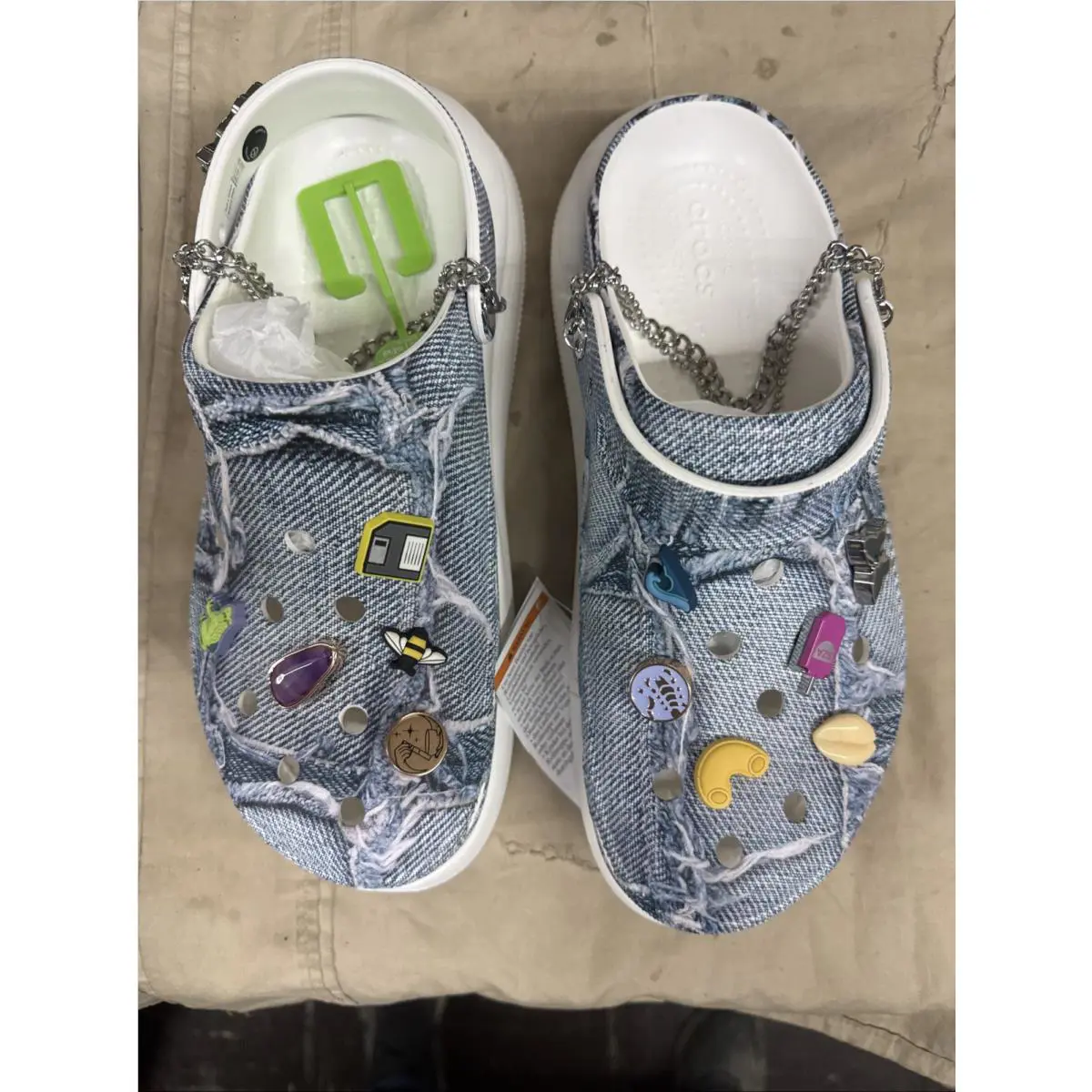 Crocs shoes - Crocs Classic - Classic - Denim (UPC: 0196265204397) 3