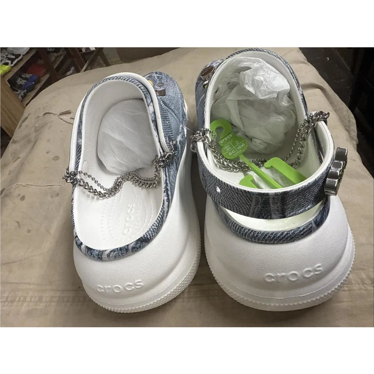 Crocs shoes - Crocs Classic - Classic - Denim (UPC: 0196265204397) 6
