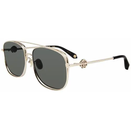 Roberto Cavalli SRC059M 0594 Light Gold/green 59-17-140 Sunglasses