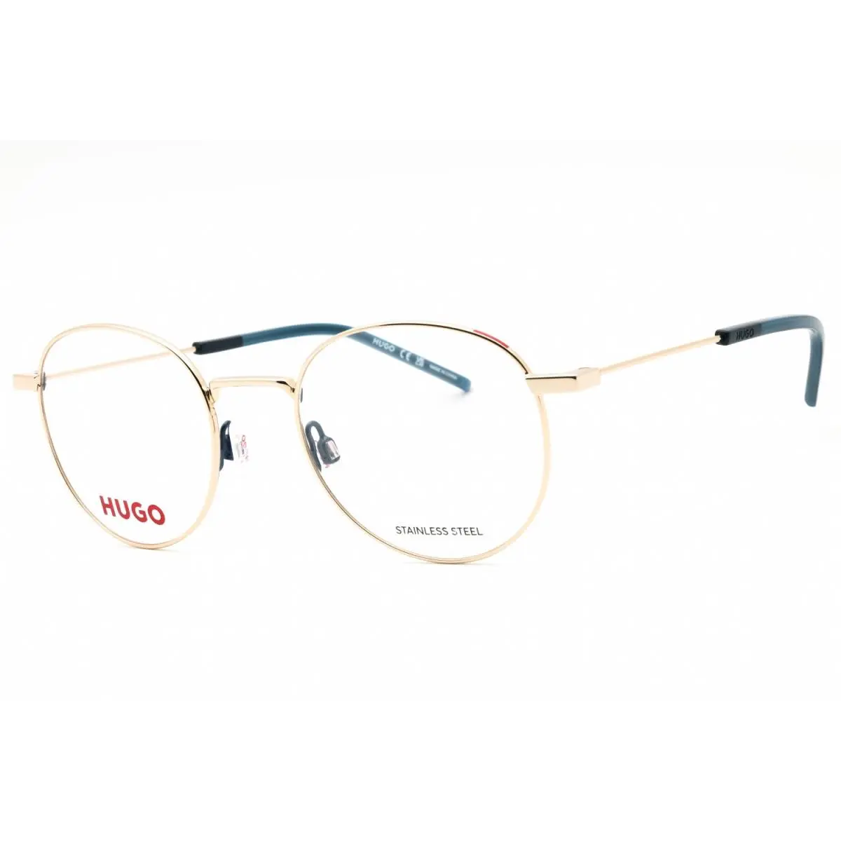 Hugo HG 1122 Lks Eyeglasses Gold Blue Frame 51mm
